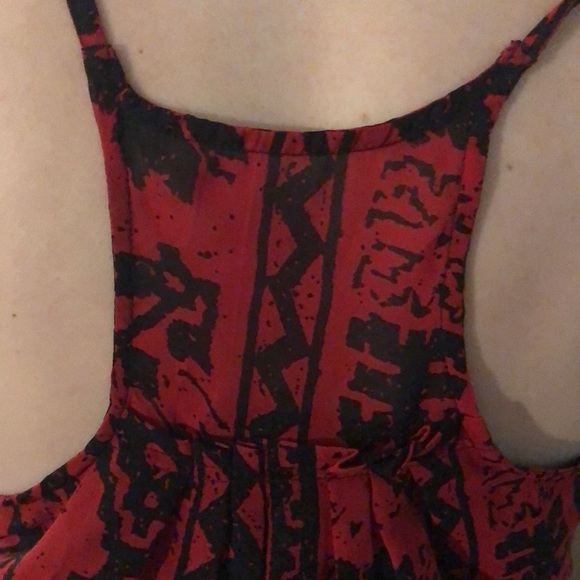 Ectoe patterned spaghetti strap dress large - Picture 7 of 9